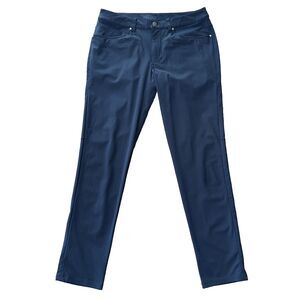 Lululemon Commission Slim Pants Navy ABC Tech Golf Chino Mens 32x30.5 EUC